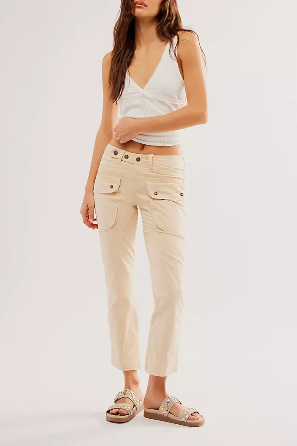 Cargo Pocket Moto Pants