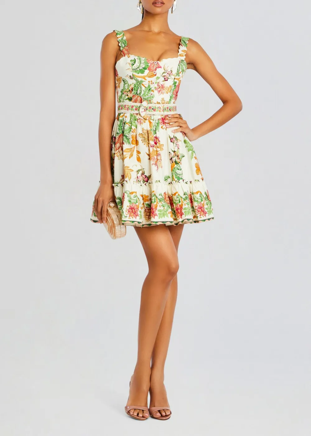 Short Dress With Belt