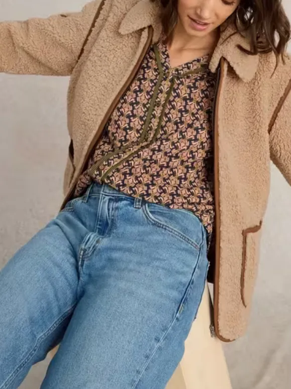 Daily Jacket In Natural Multi