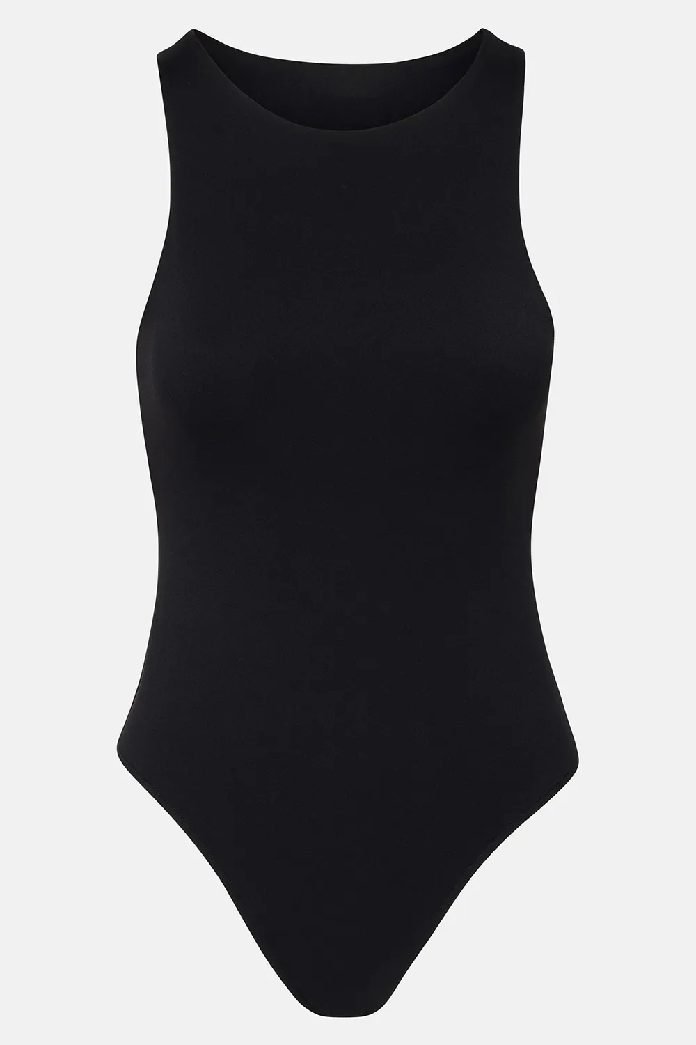SLEEVELESS BODYSUIT BLACK
