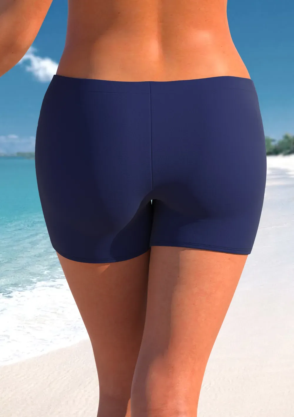 Navy Plus Size Tie Dye Print Tankini Set