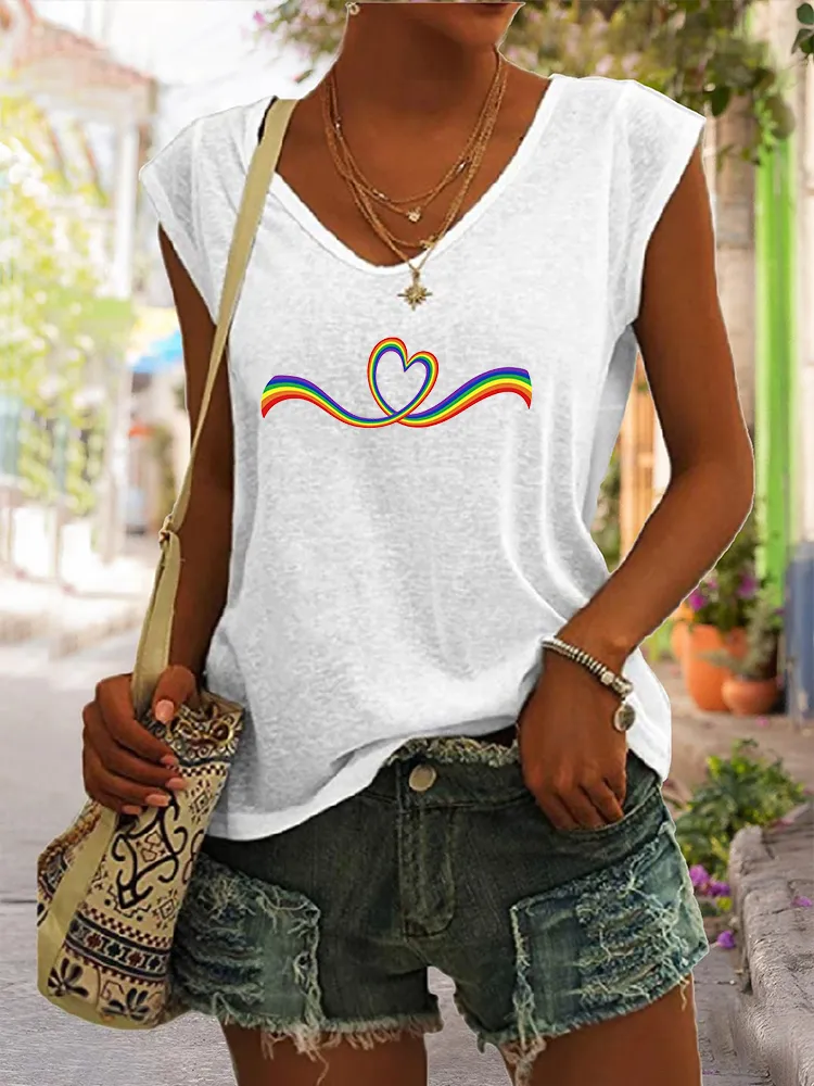 Women's Gay Day V-neck Vest