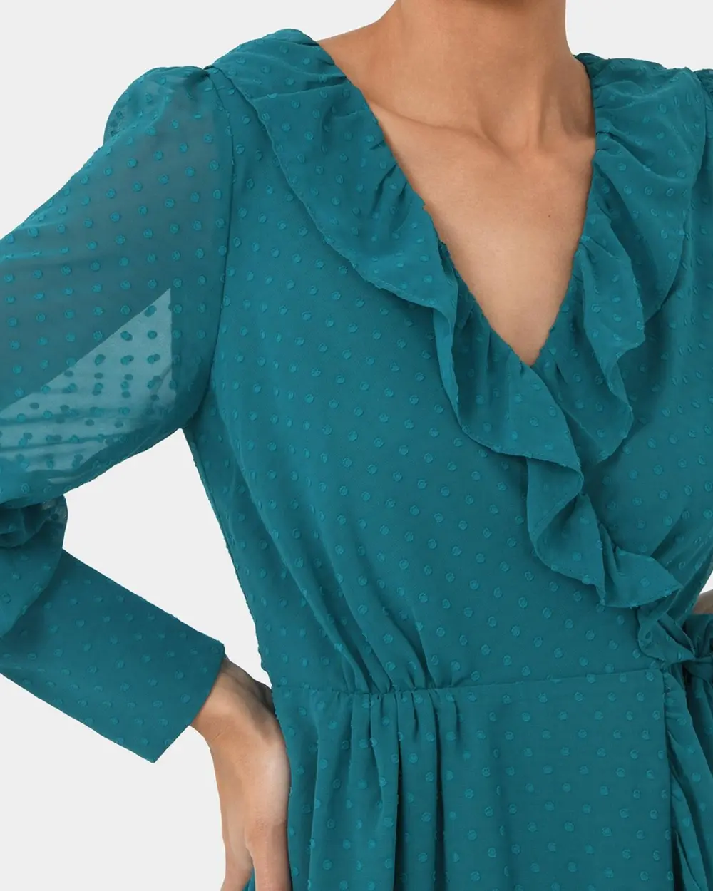 Savina Ruffle Mini Dress