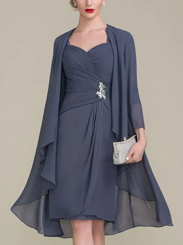 Waist Chiffon Simple Temperament Bridal Mother Dress