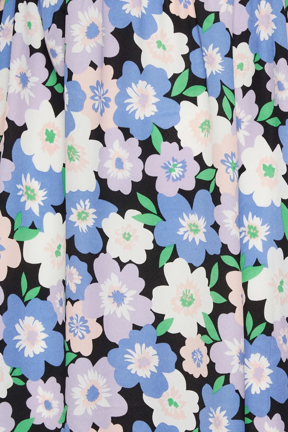 YOURS Curve Black Floral Cold Shoulder Midaxi Dress