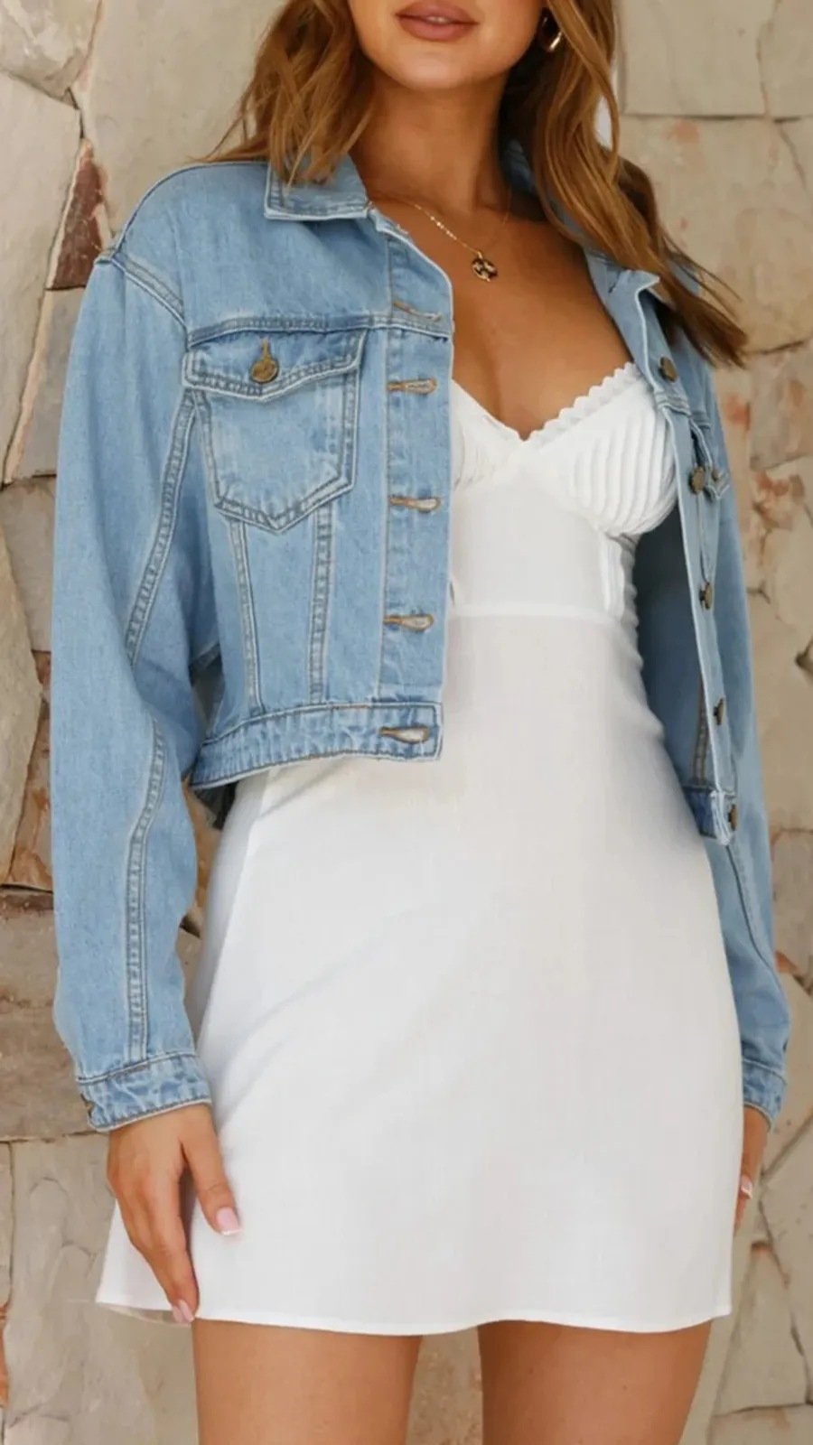 Short Versatile Denim Jacket