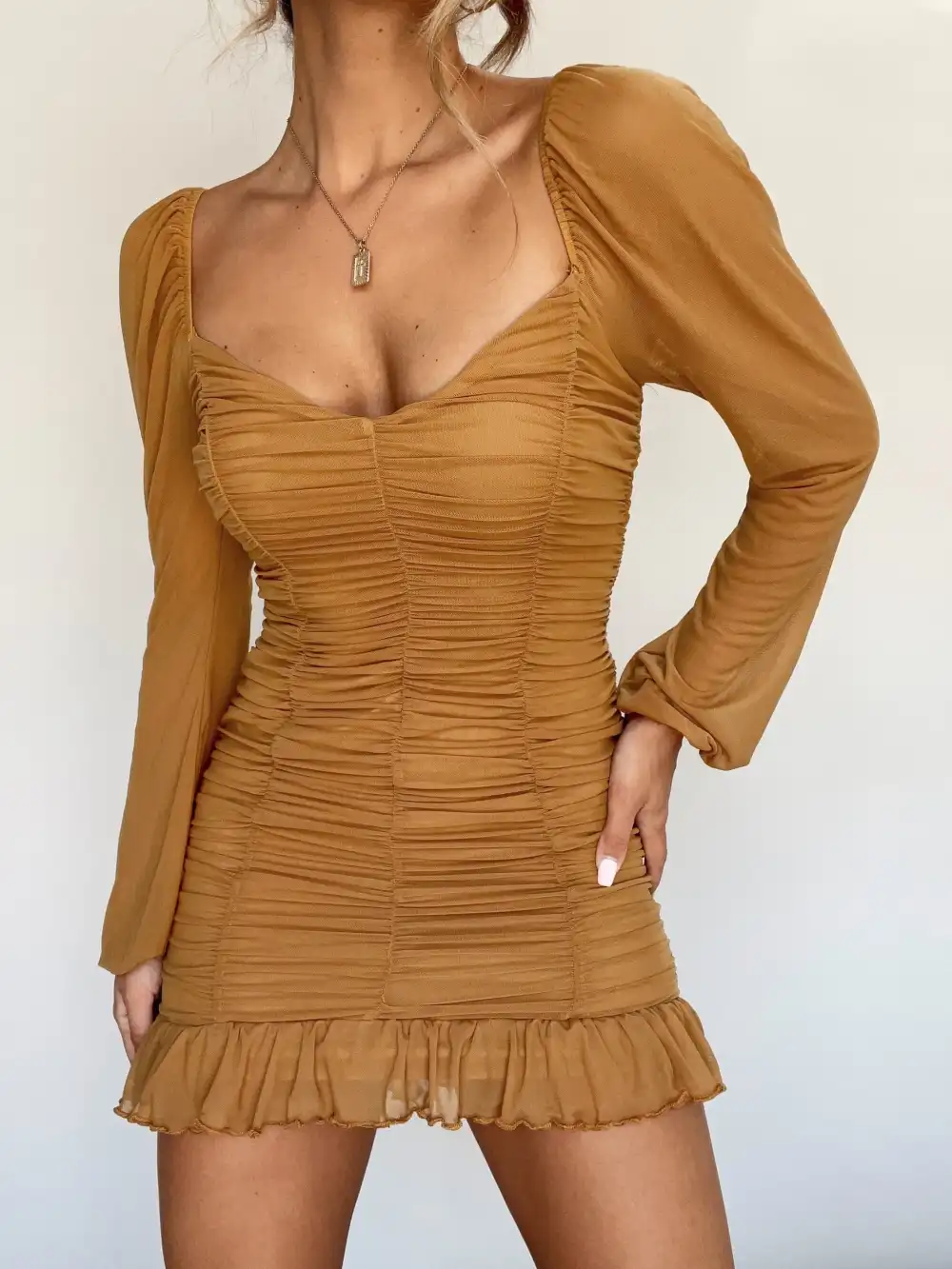 Not Average Ruched Dress