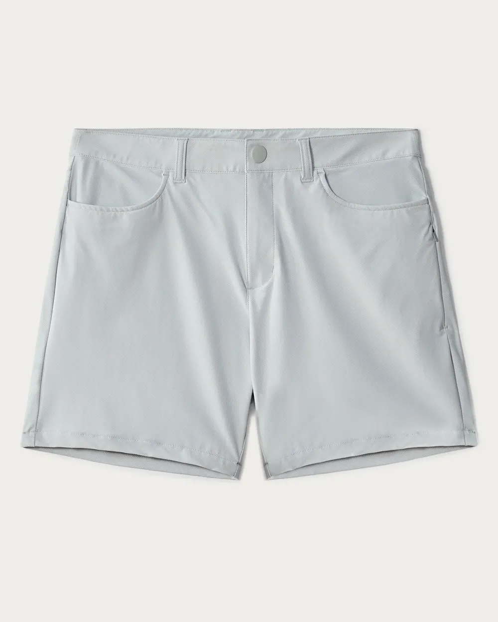 Gray Slim - Fit Men's Shorts
