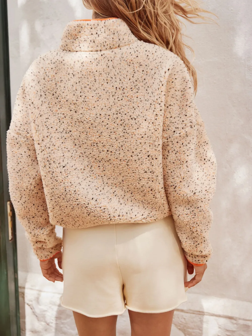 Quarter Zip Fashionable Wool Sweater