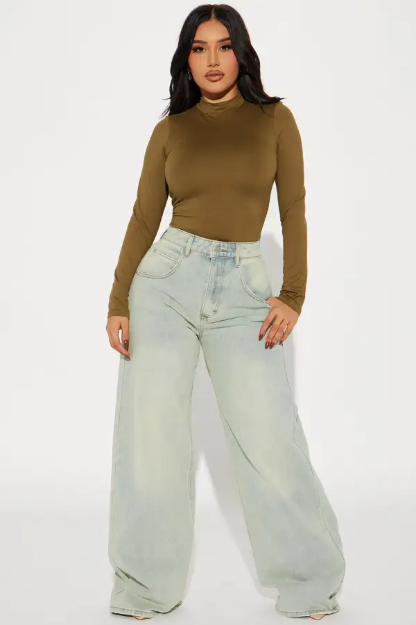 Cameron Double Lined Top - Olive