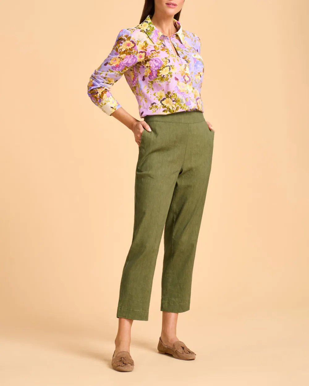 Slim Fit Ankle Length Pants