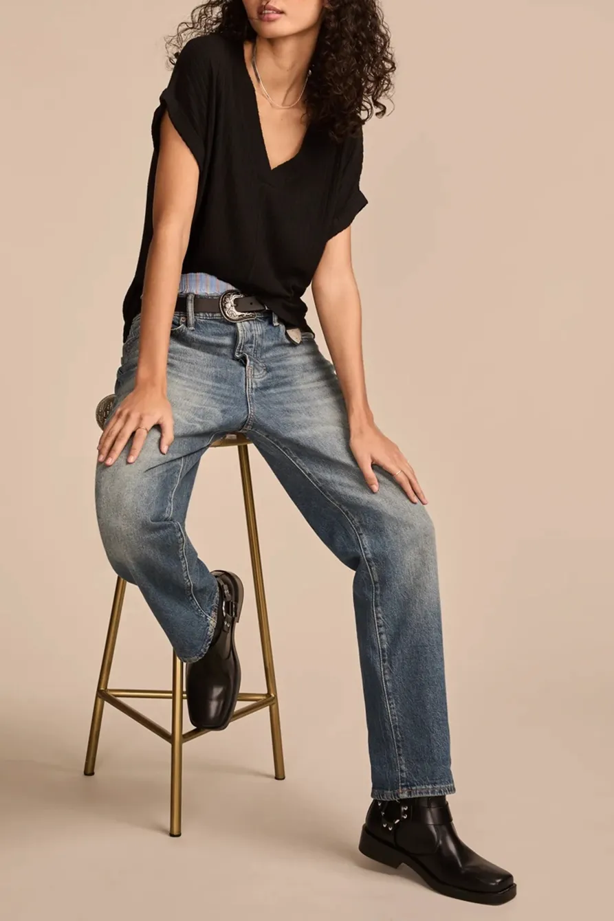 Cloud Dolman V-Neck Tee