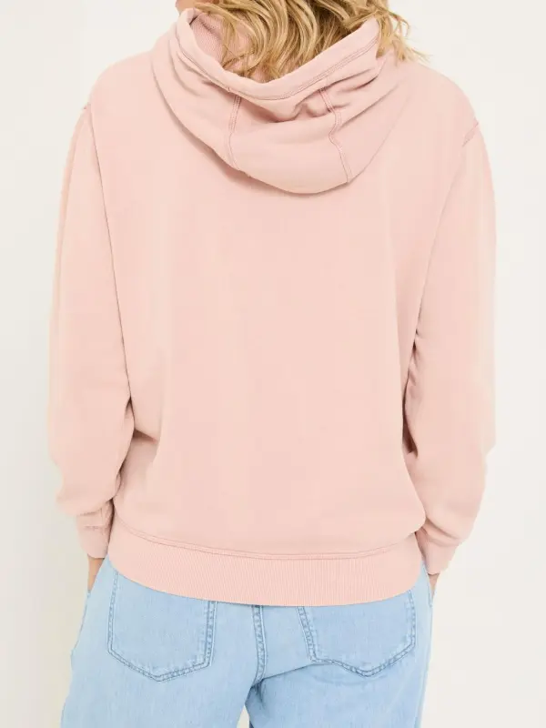 Bex Dusky Pink Bex Overhead 100% Cotton Hoodie