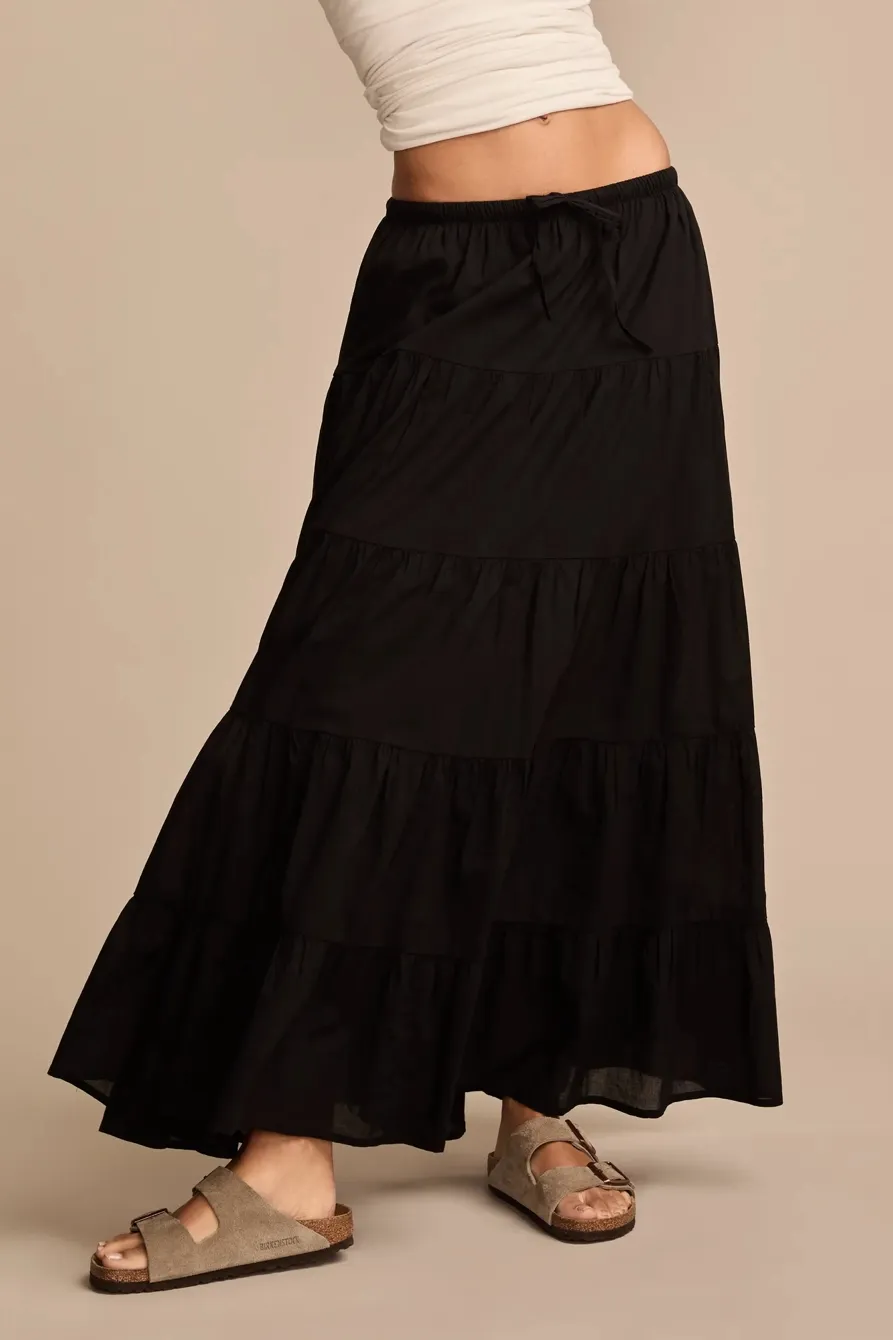 Meteorite Tiered Maxi Skirt