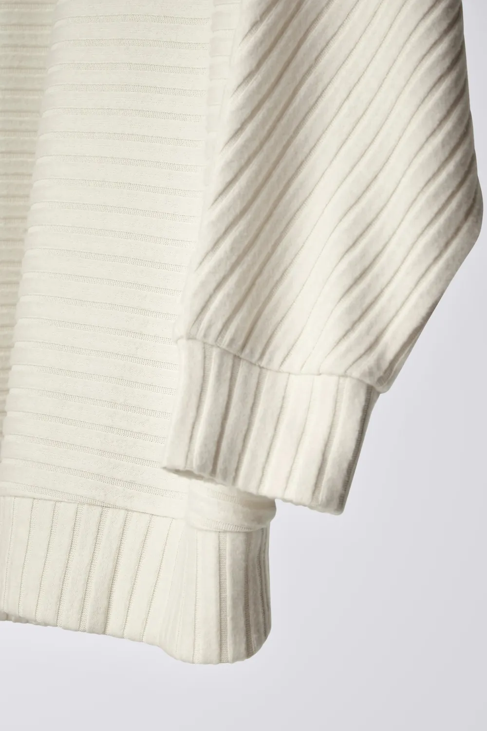 EVANS Curve Cream Ribbed Soft Touch Jumper