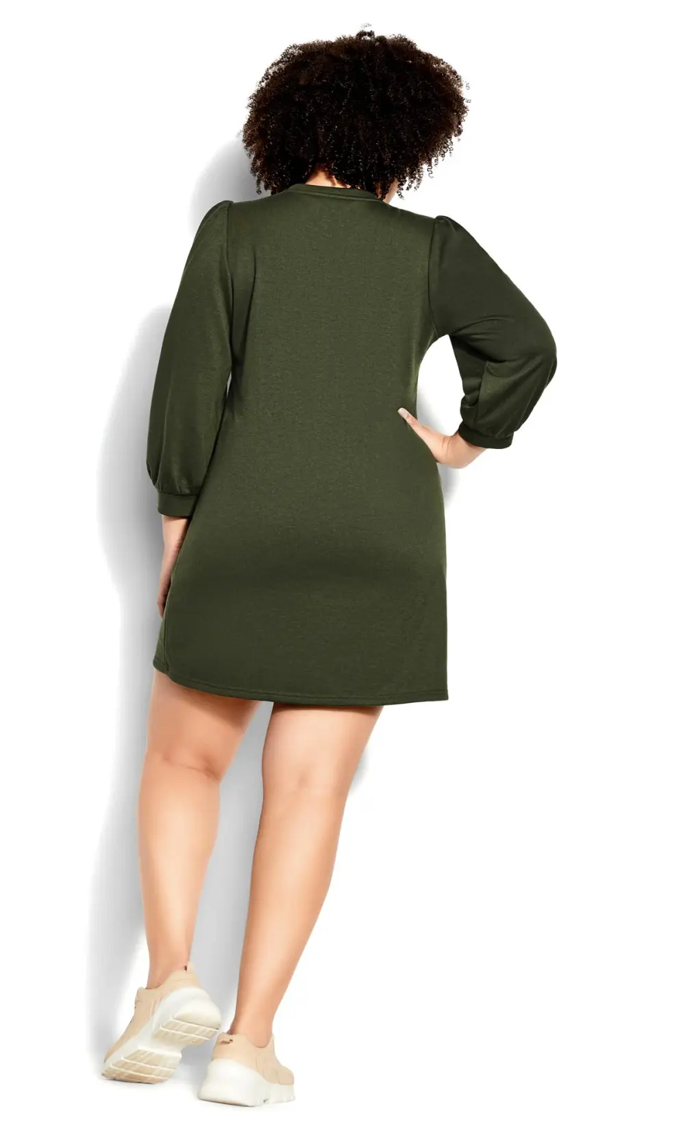 Evans Green Mini Jumper Dress