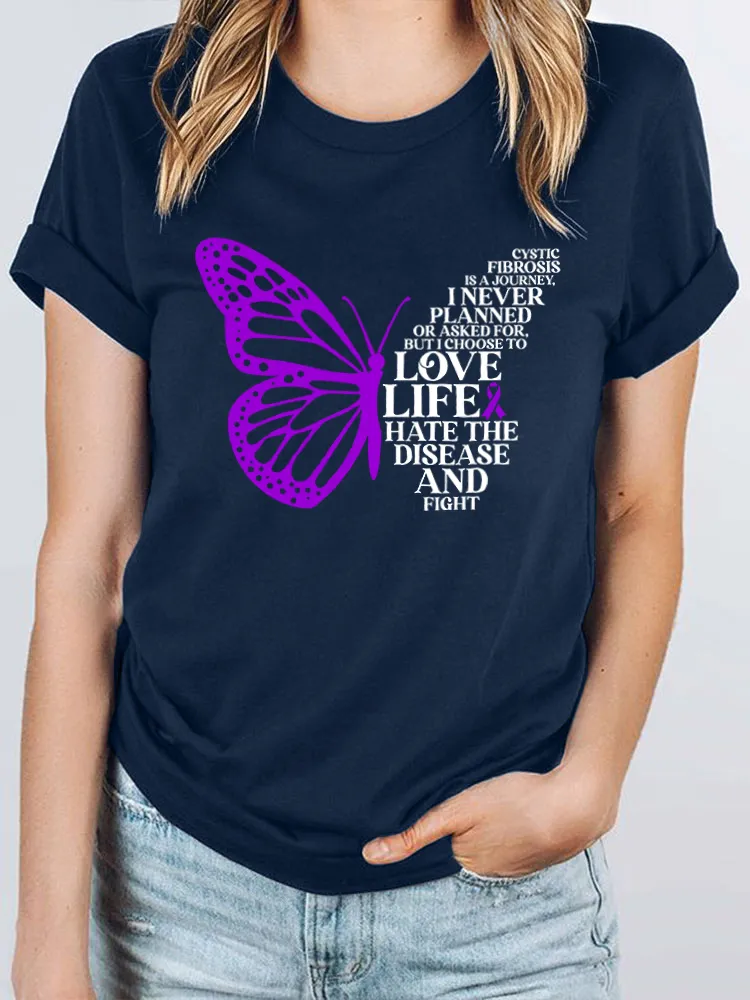 Women's I Will Remember For You Dementia Alzheimer's Disease Awareness Print T-Shirt