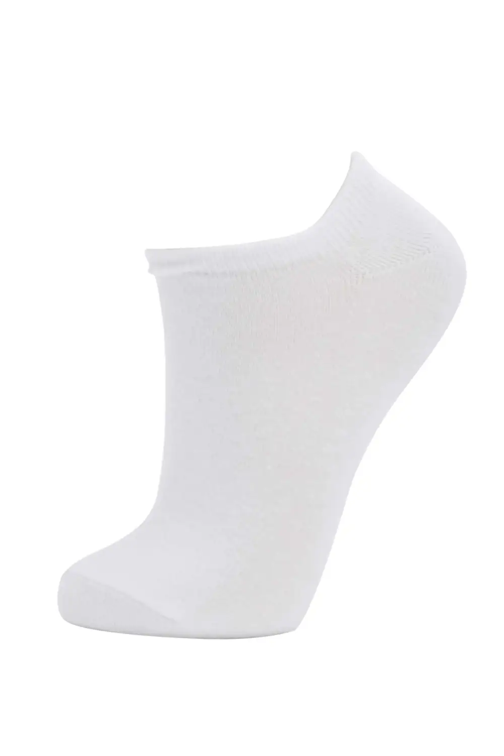 White 100% Cotton Ankle Socks