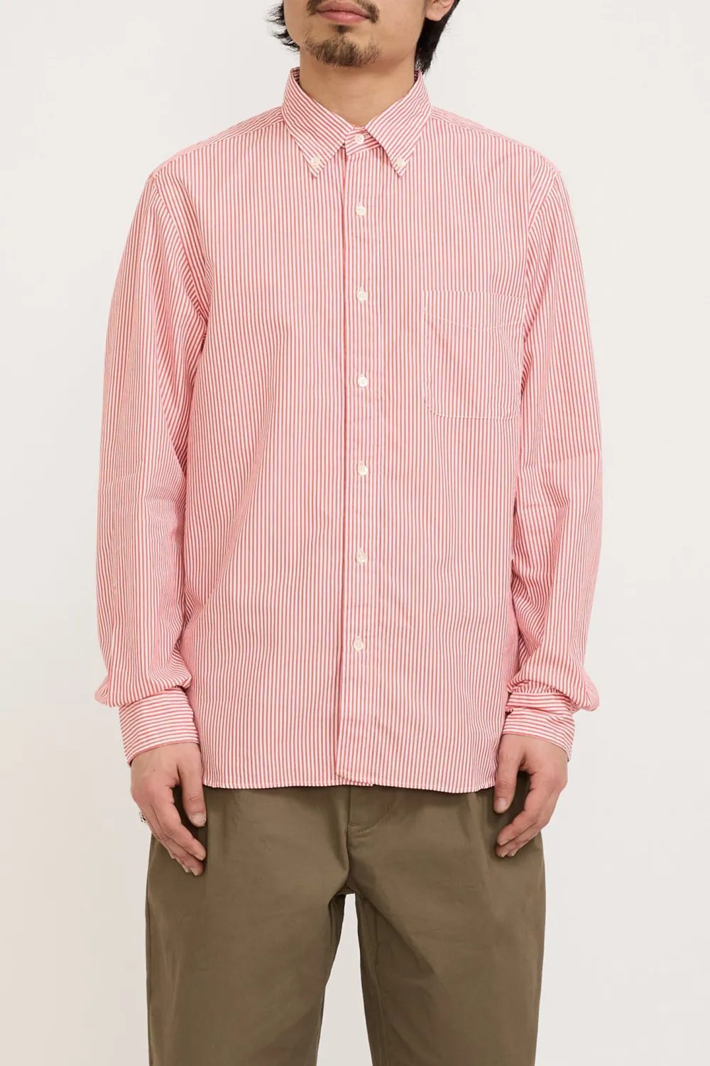 Block Stripe Broad Red