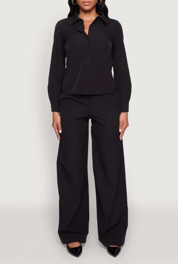 Slim Fit Long Sleeved Shirt