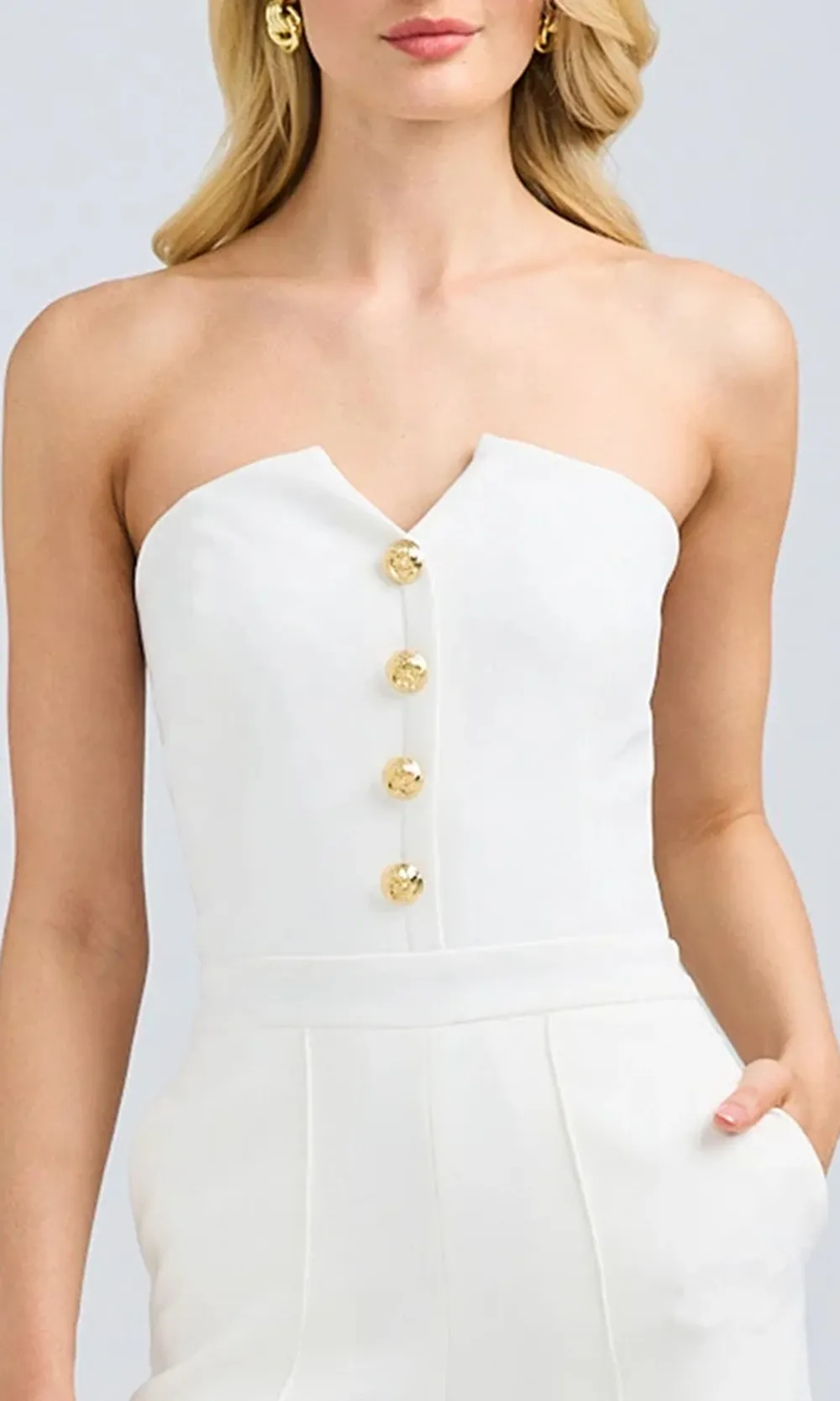 Pocketed Sleeveless Jumpsuit