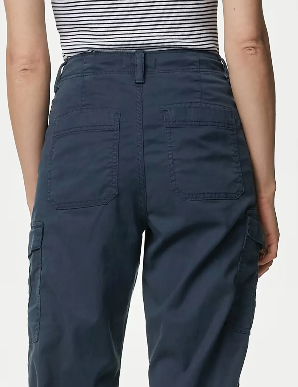 Straight Leg Trousers with Pocket