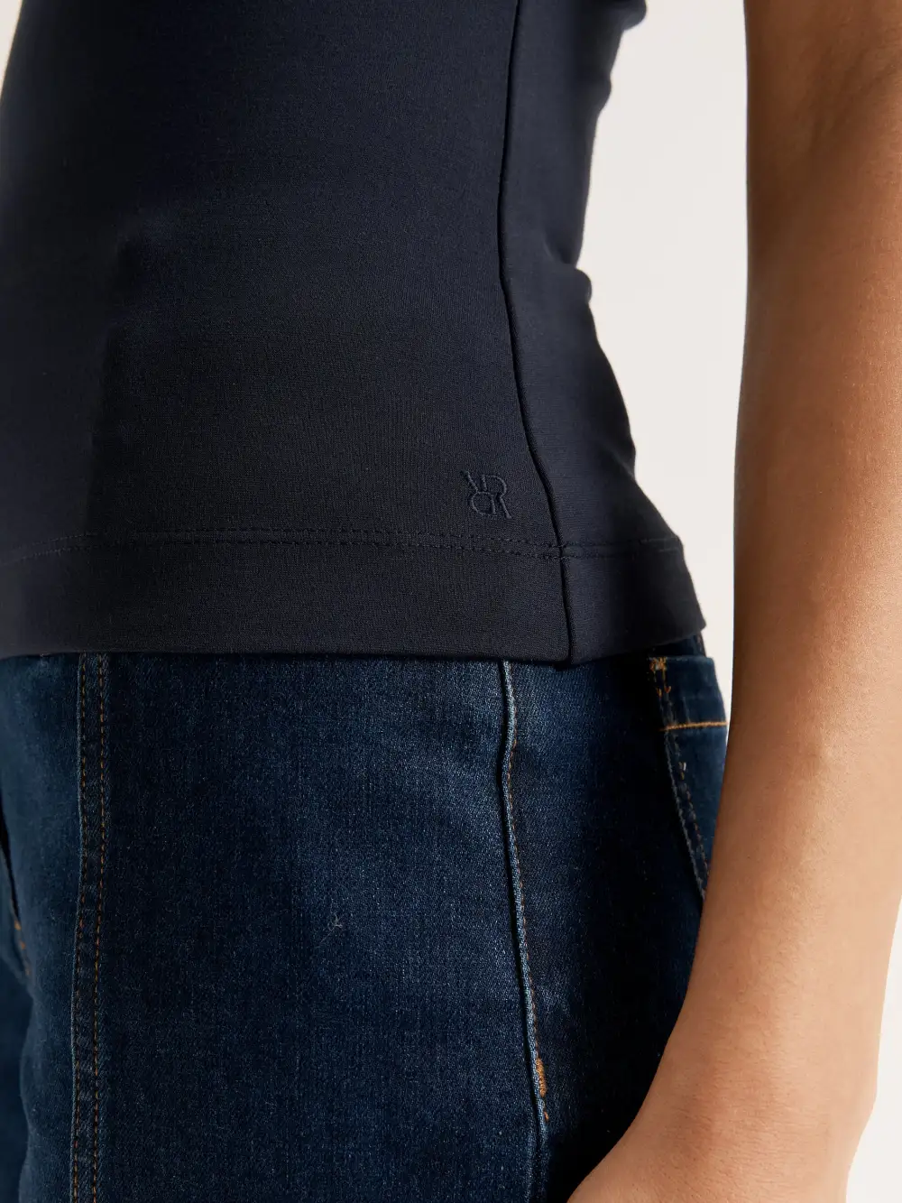 Soft Boat Neck Basic Tank Tops