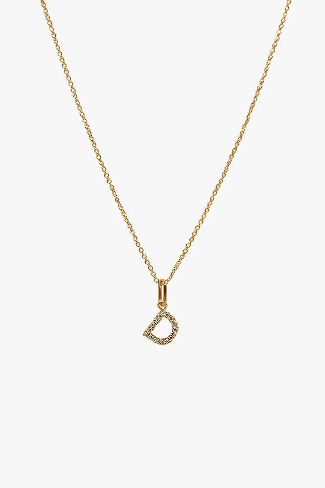 Gold Letter Necklace
