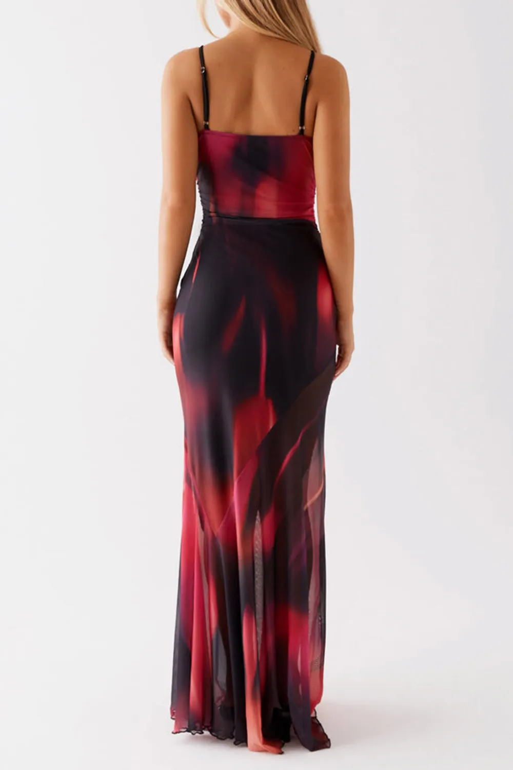 Charley Maxi Dress - Pink Print