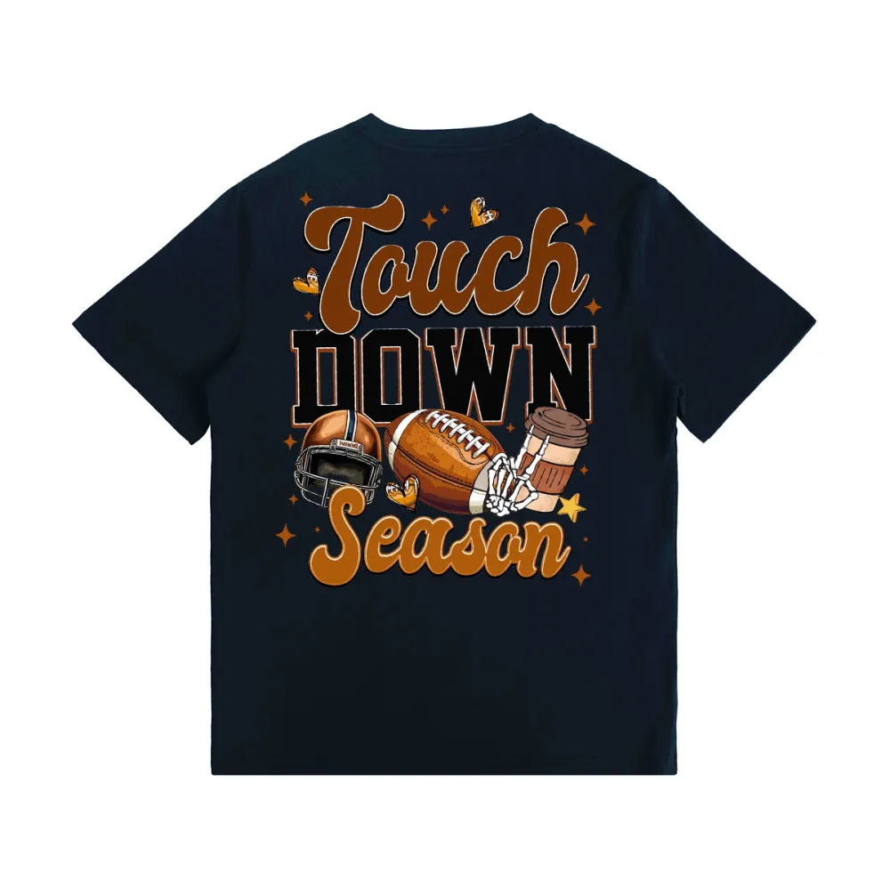 Touch Down Season Football Mama Christmas sublimation Christmas T-shirt