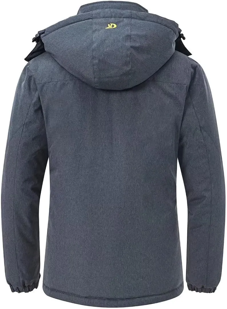 Women's Skiing Snowboarding Jackets Fleece Hood Mountain Snow Coat