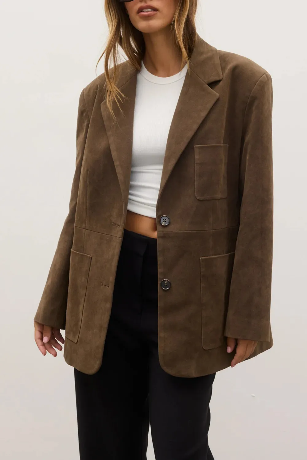 Minimalist High-End Cut Suit Jacket