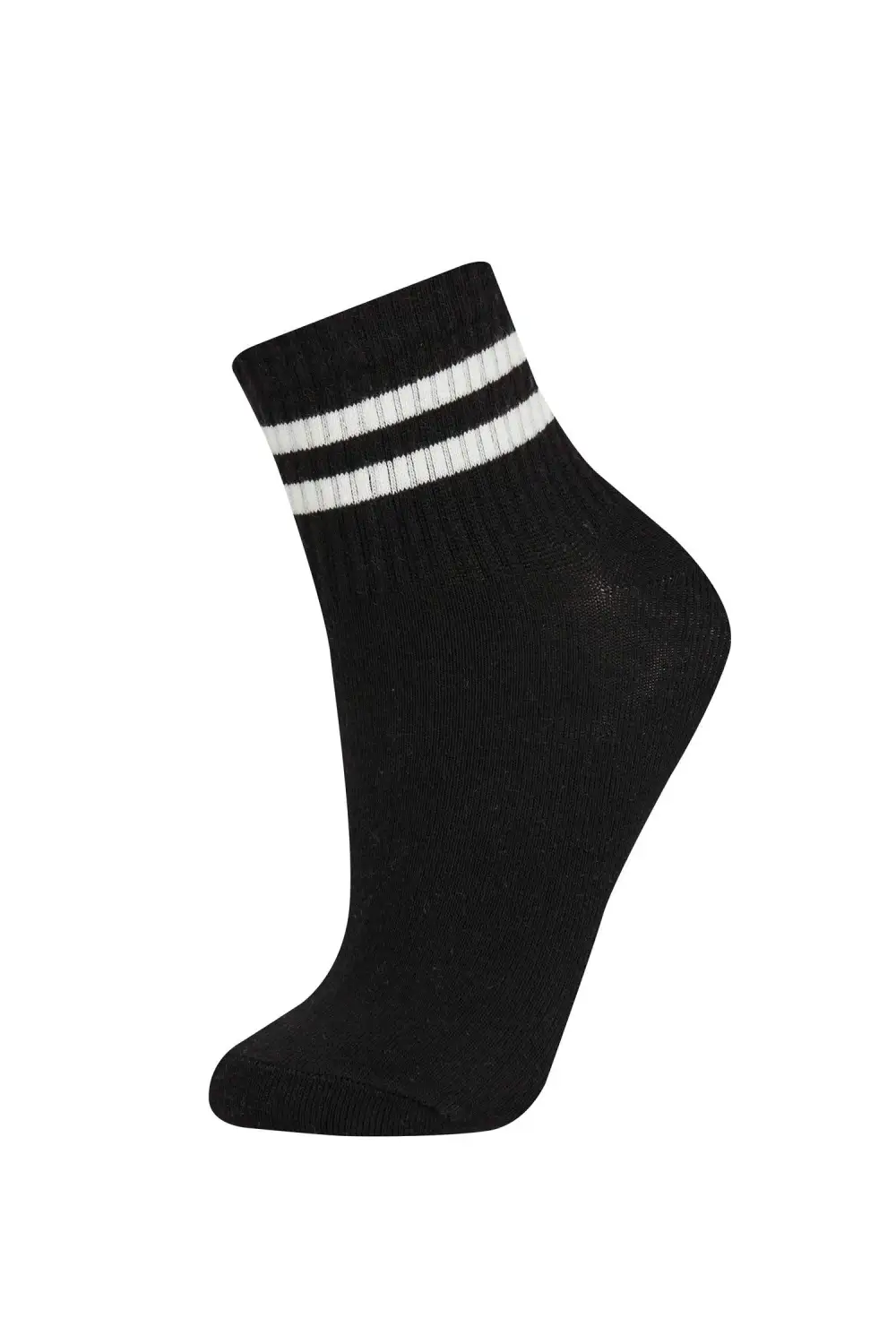 Striped Athletic Socks Three-Piece Set