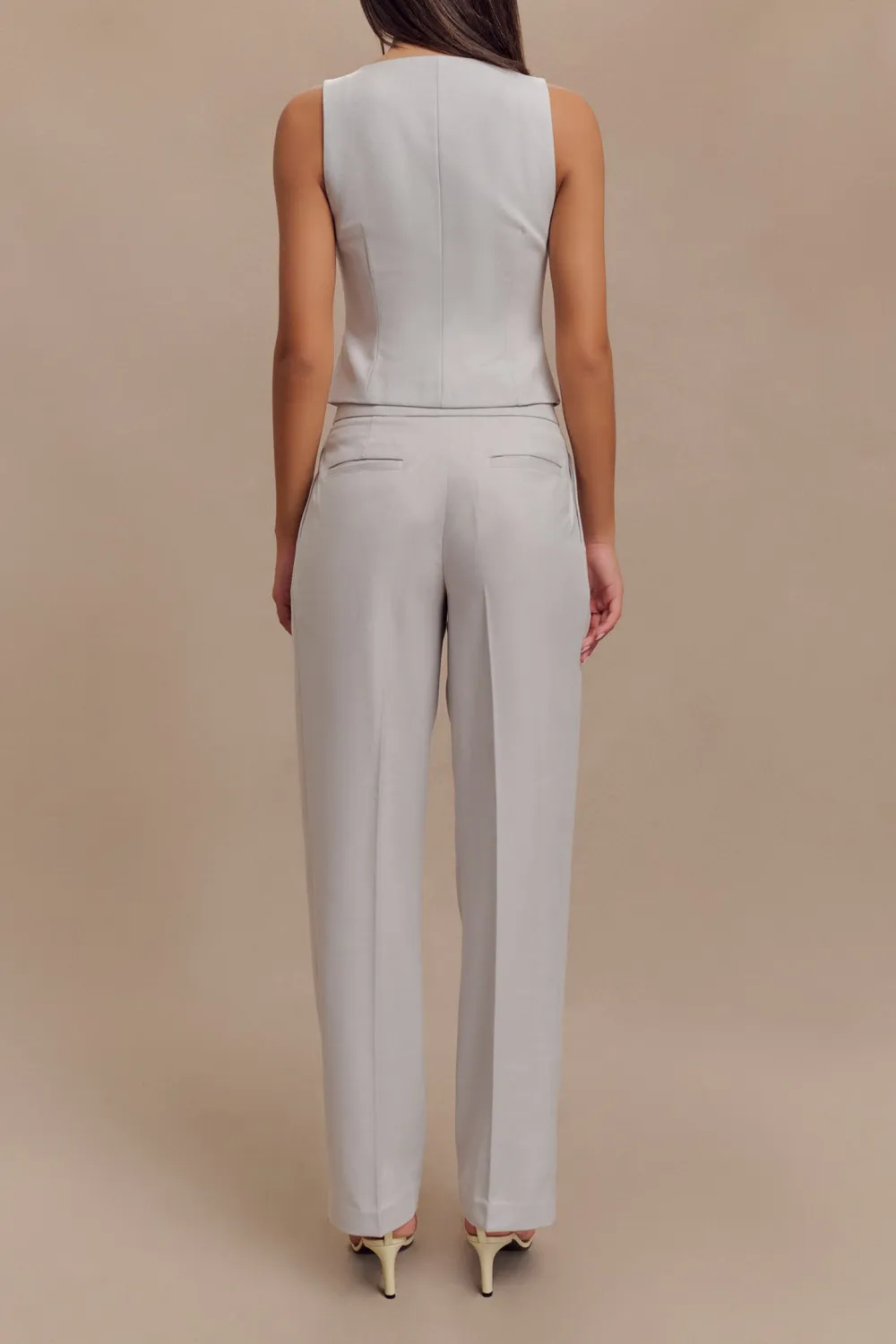 Pleated High Waisted Pants