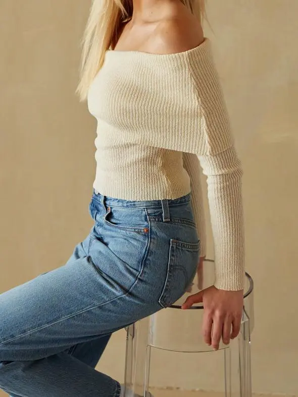 Nancy Off The Shoulder Knit Top