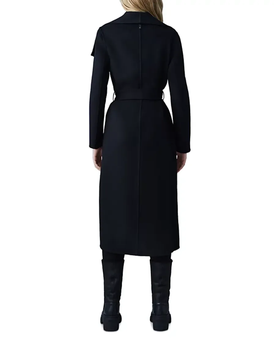Elegant Style Lightweight Wrap Wool Coat