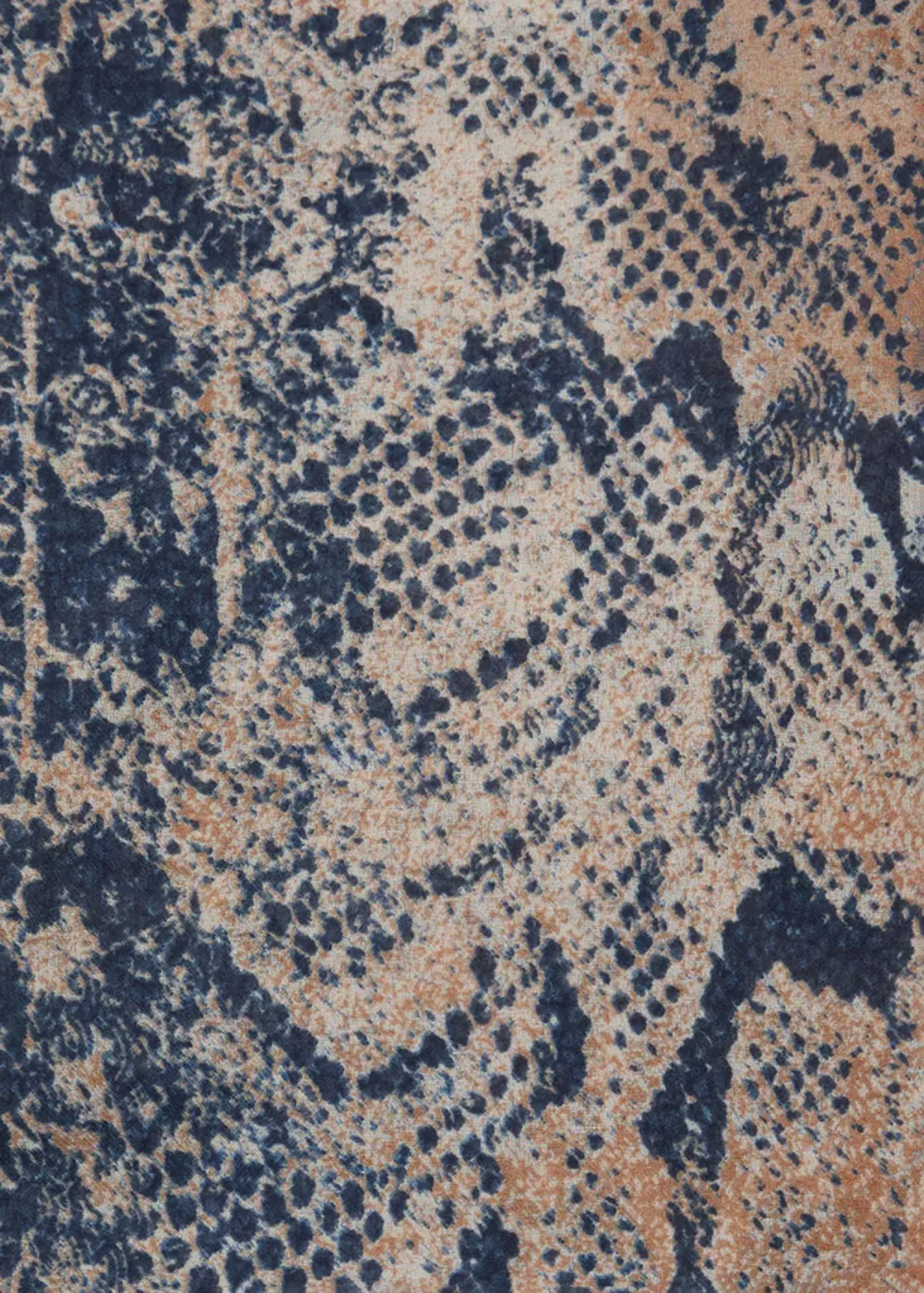 Blue Casual Style Animal Print  Scarf