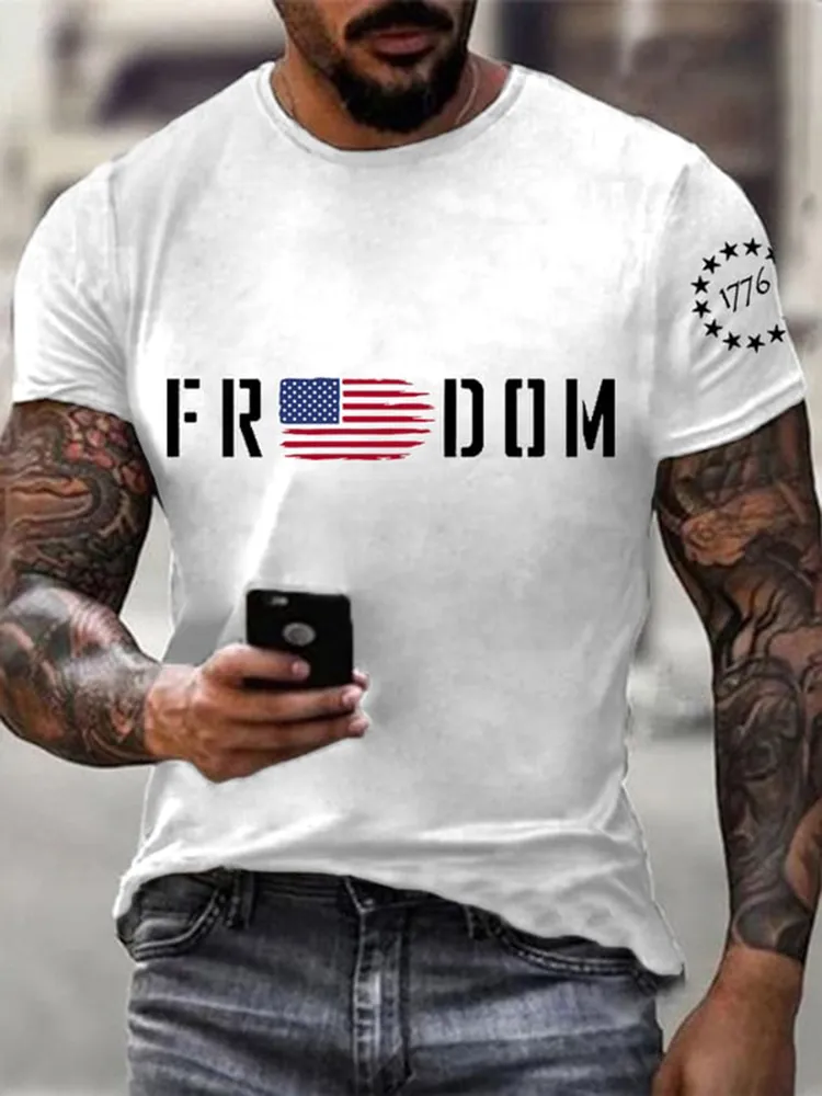 Men'S Shirt FRDOM Short-Sleeved T-Shirt