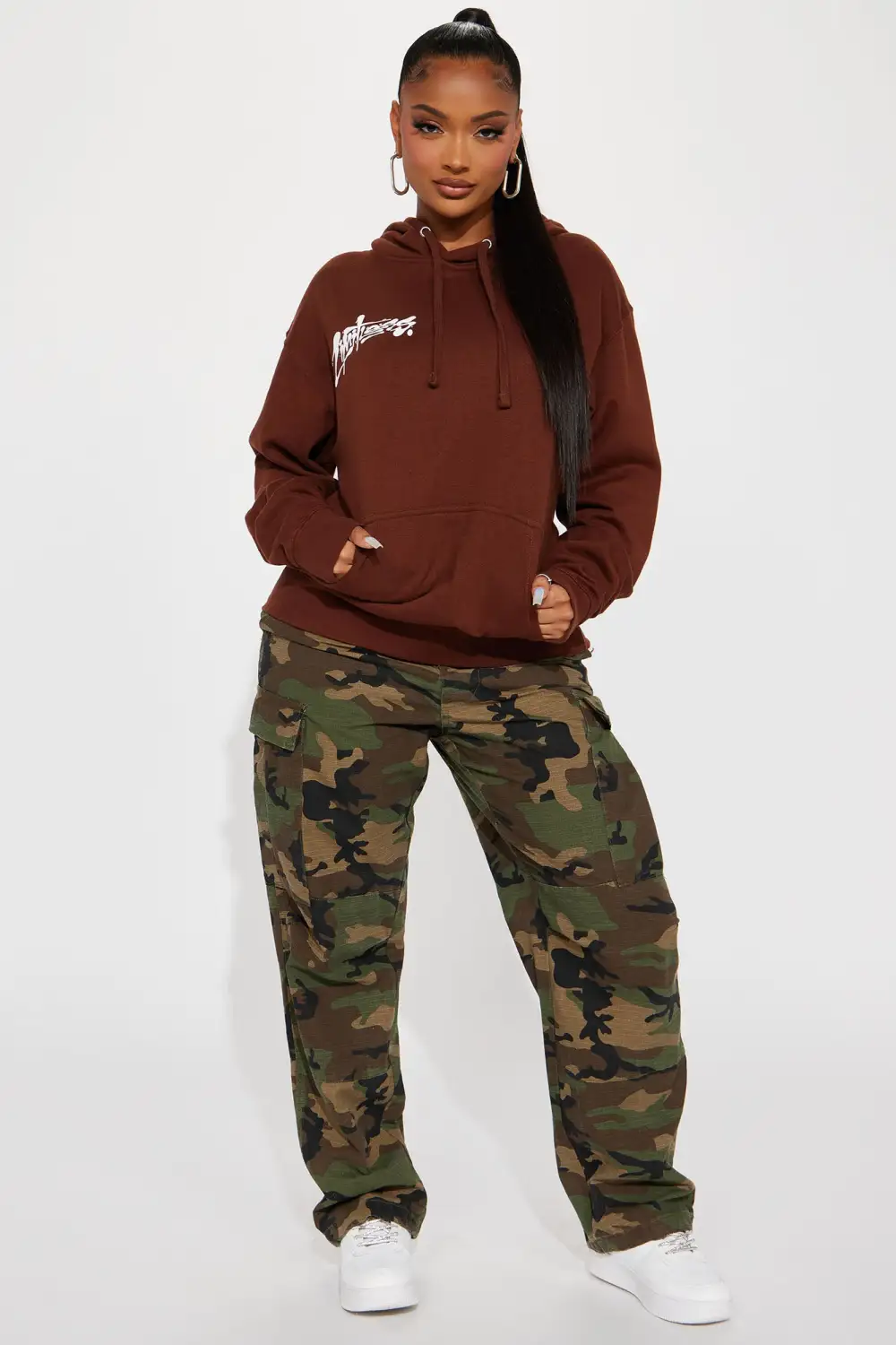 Limitless Graphic Hoodie - Brown