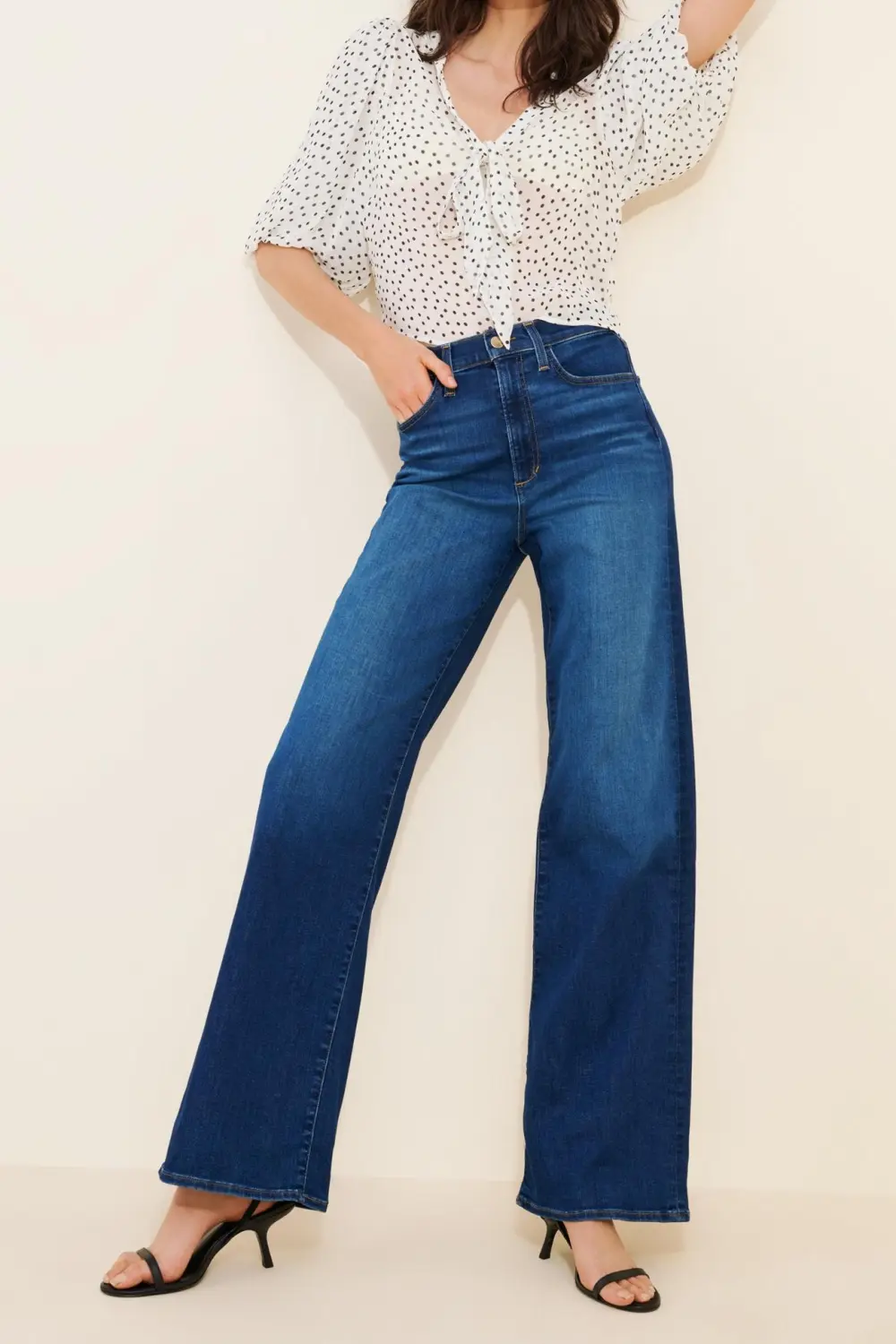 The Mia High-Rise Wide-Leg Relaxed Jeans