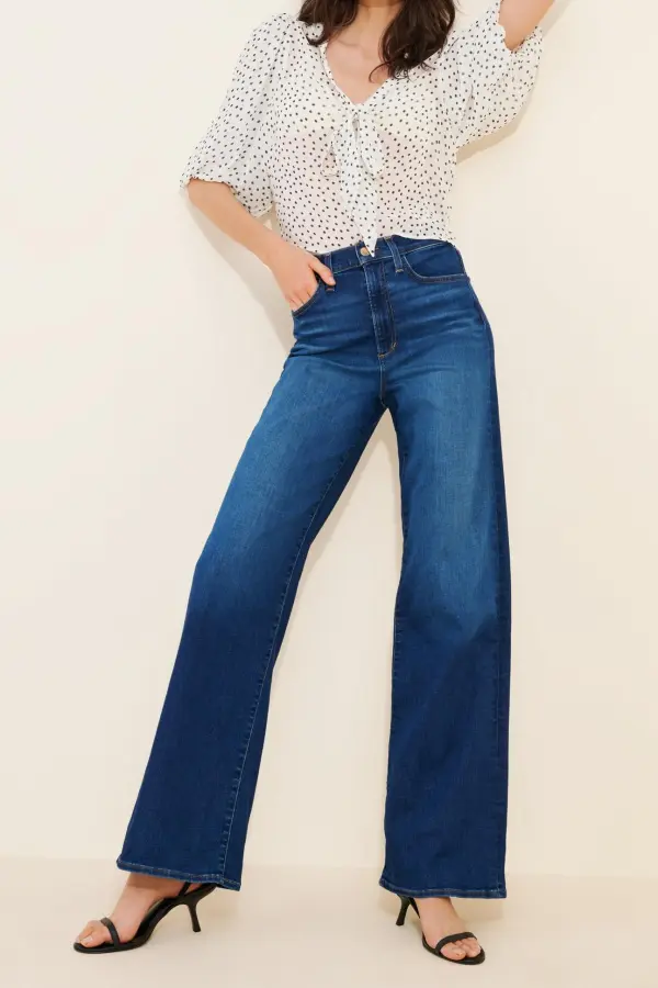 The Mia High-Rise Wide-Leg Relaxed Jeans