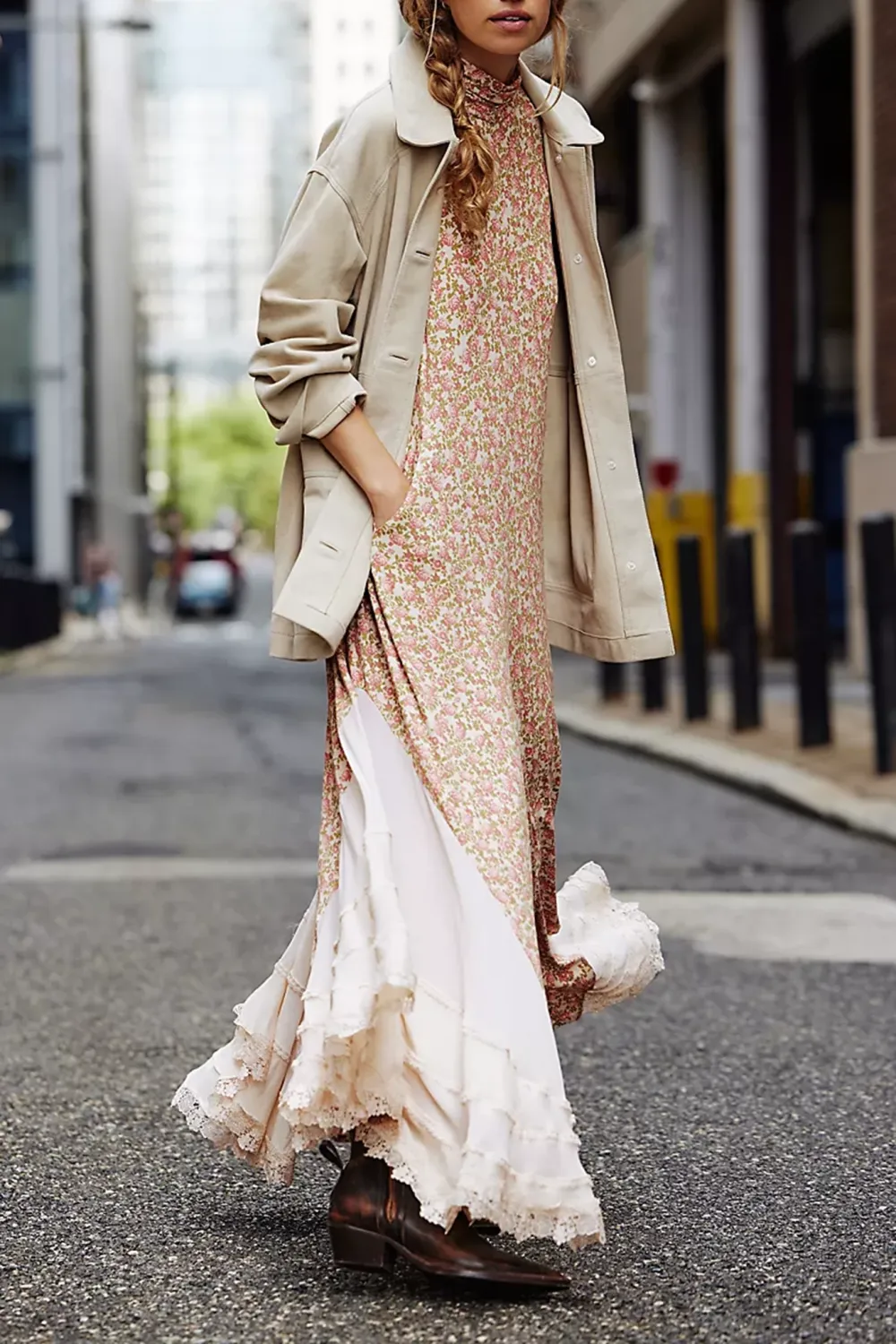 Sleeveless Floral Print Jumpsuit