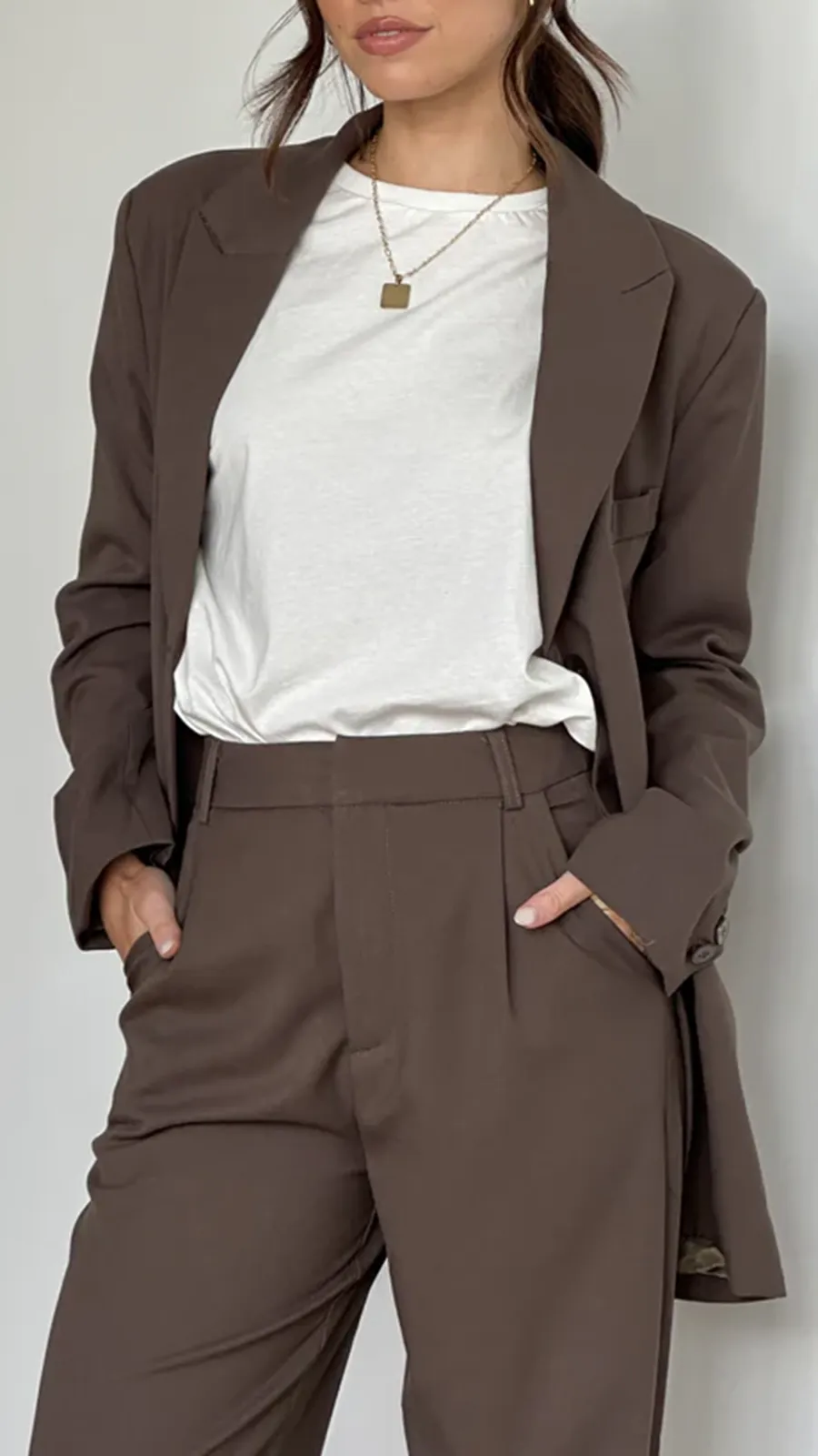 Comfortable Simple Suit Jacket