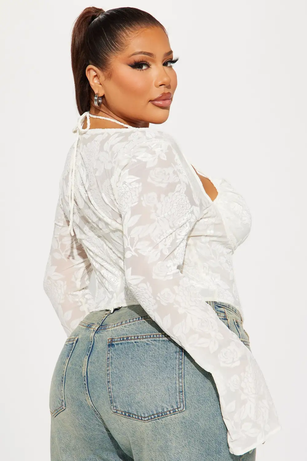 Avery Corset Top - Ivory