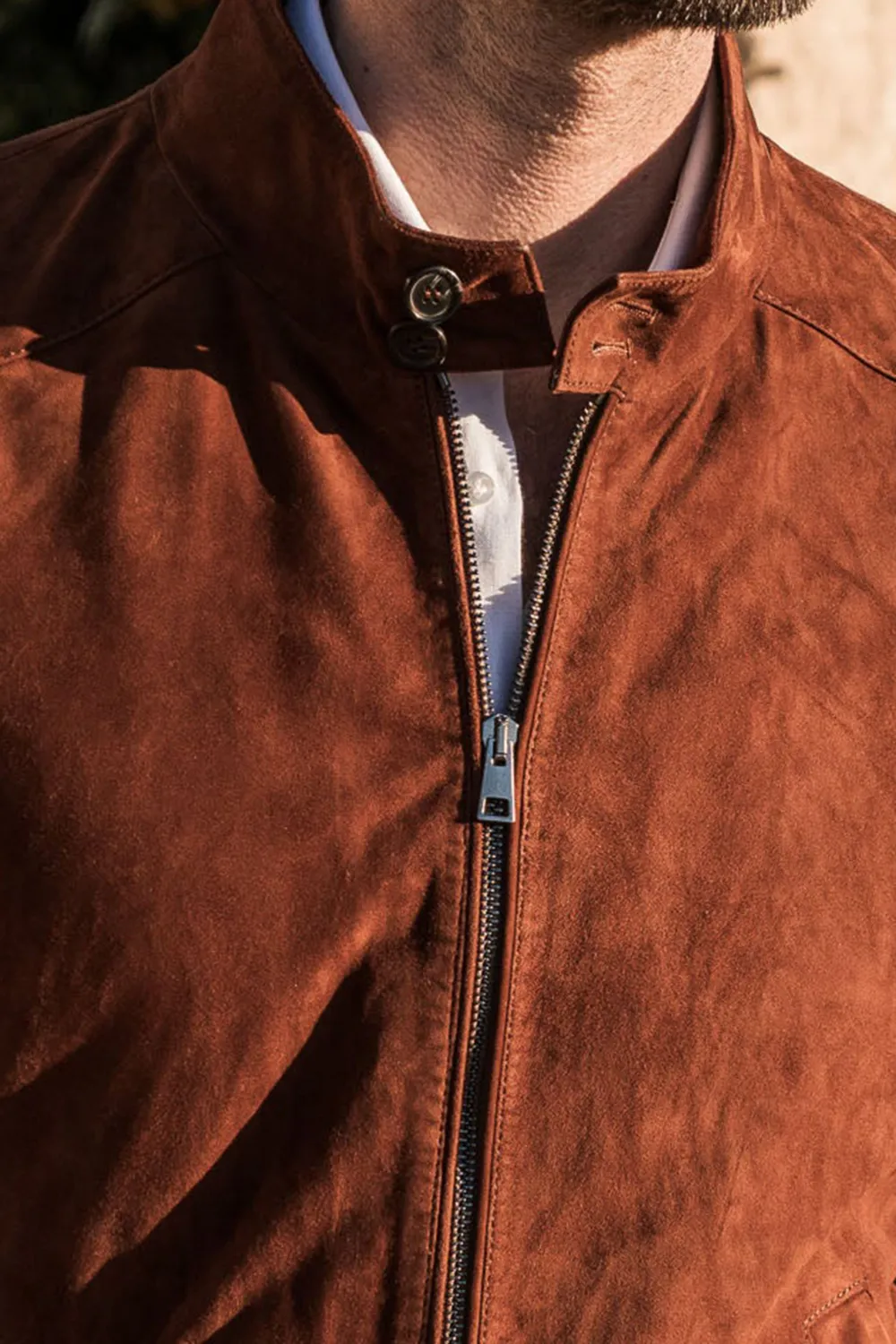 Rusty Soft Suede Jacket
