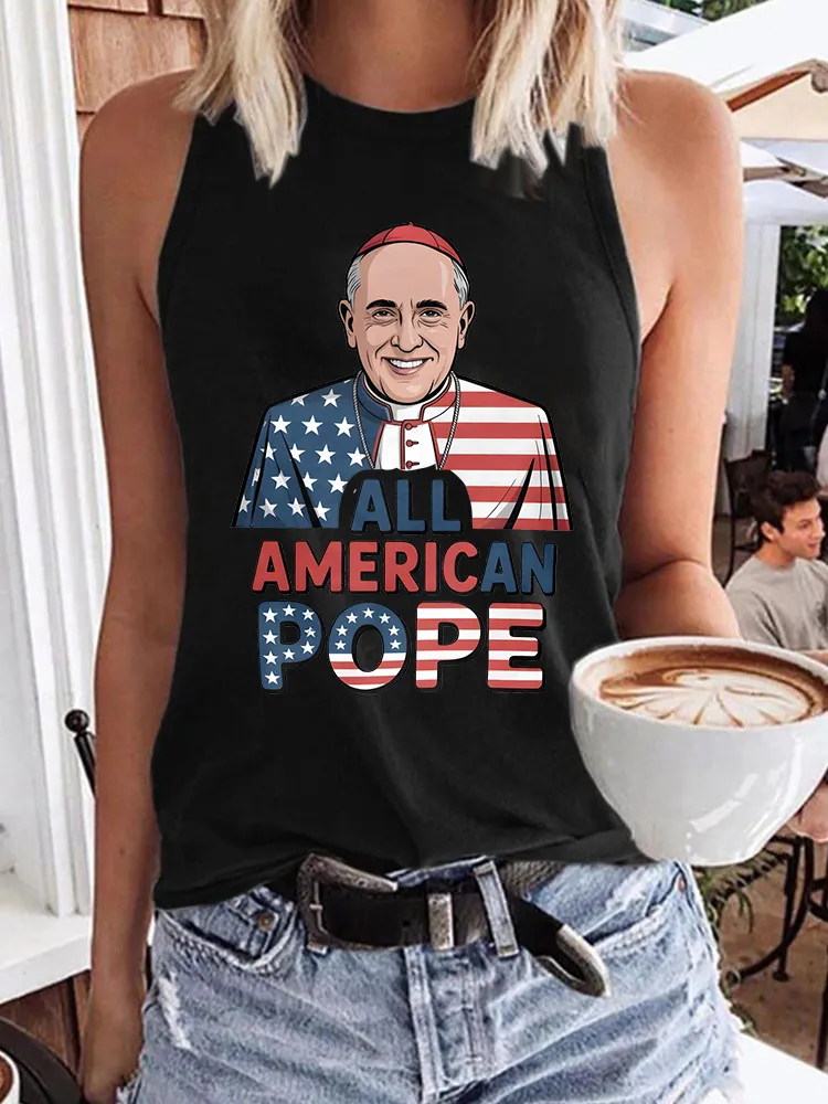 Women's All America Pope Crew Neck Vest