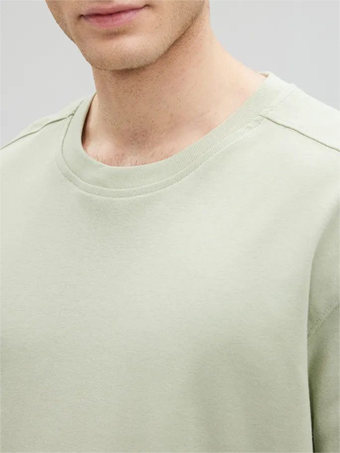 Light Green Short - Sleeve Basic Tee