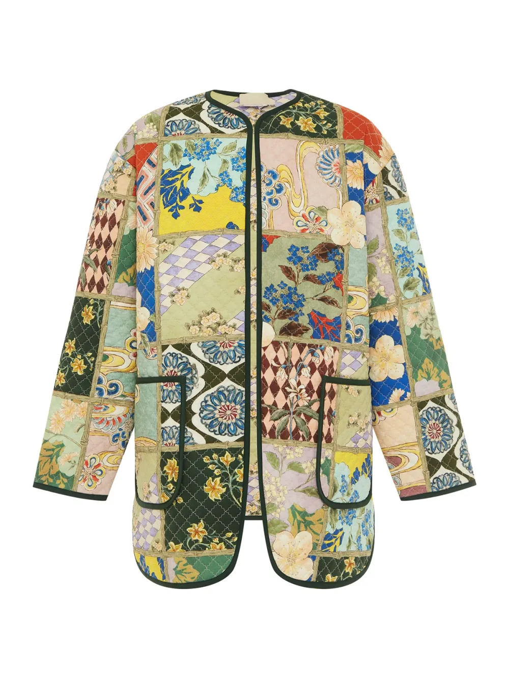 Casual Style Multi Quilted Jacket