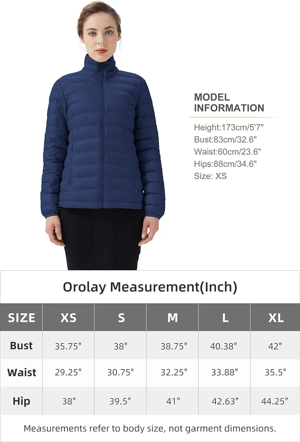 Women's Lightweight Packable Down Jacket Quilted Puffer Coat with Stand Collar