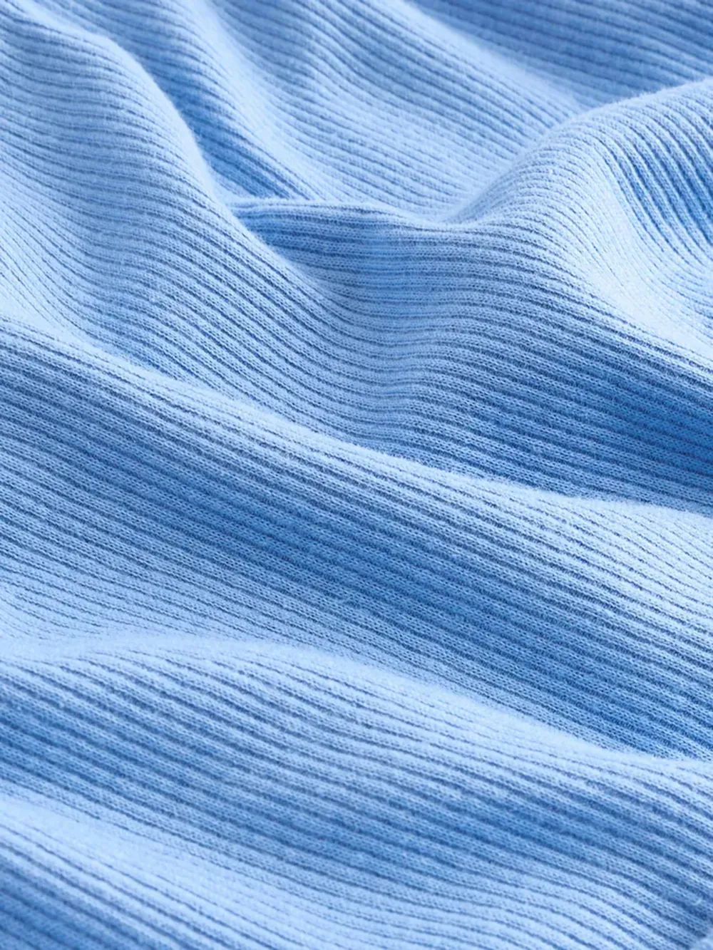 Basic Minimalist Ribbed Solid Color Crew Neck Dress